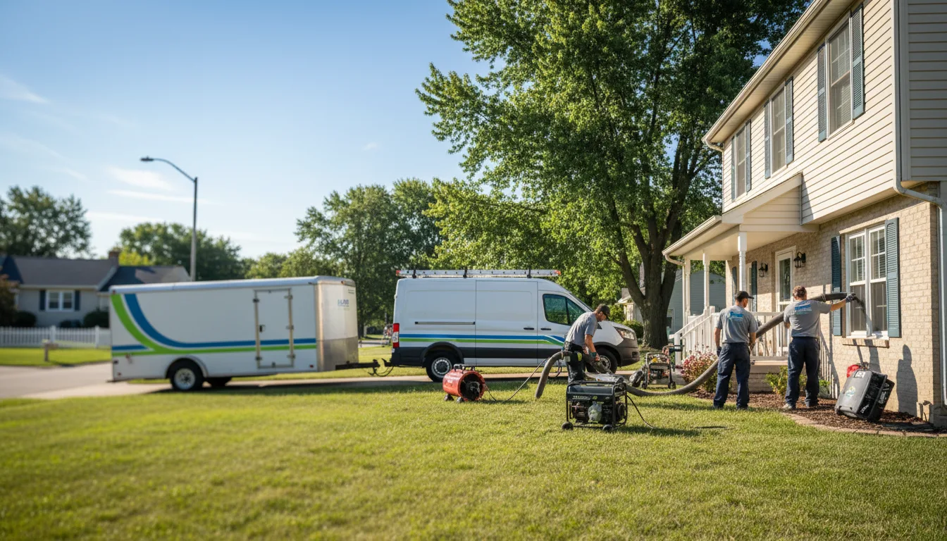 Flooded Basement Restoration And Cleanup With Repair in Silverwood, MI near me